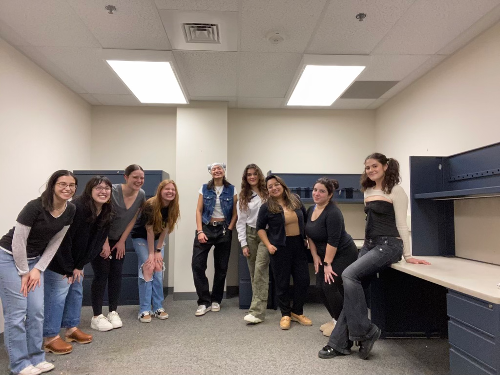 Dr. Medrano with lab team