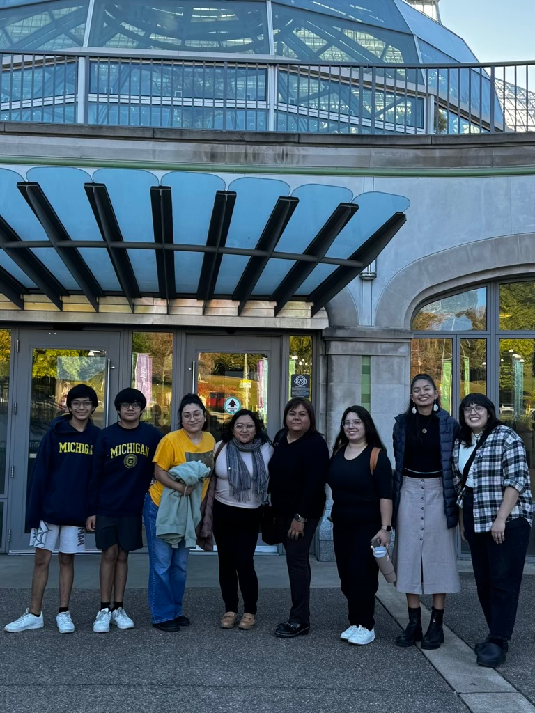 Dr. Medrano with lab team