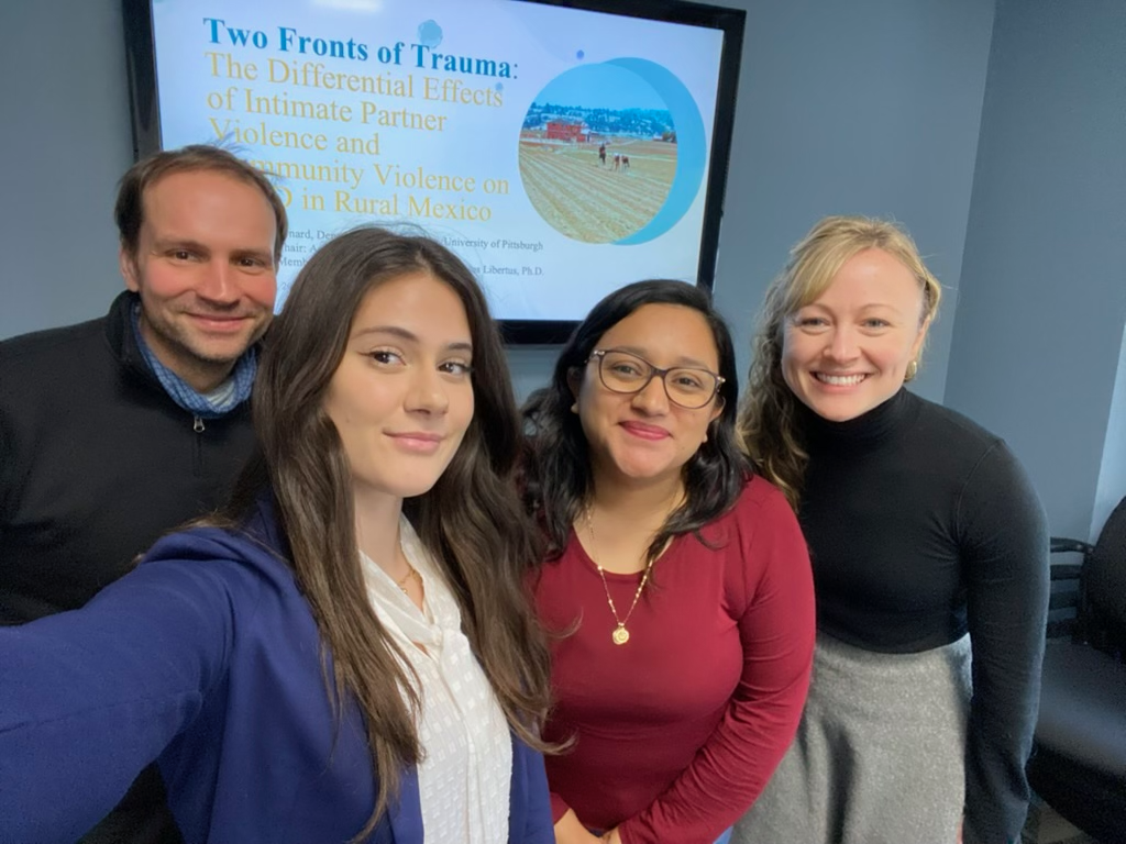 Dr. Medrano with lab team